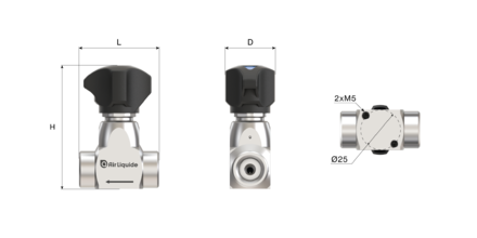 DVA 50-0.12 1/4 vuelta