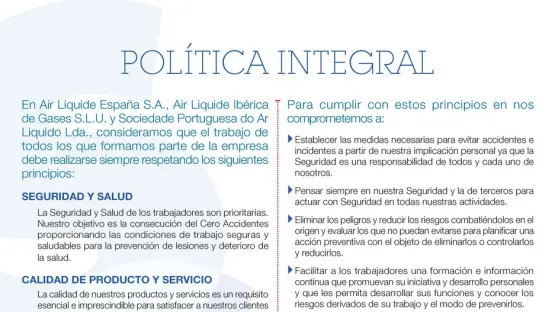 cartel politica integral