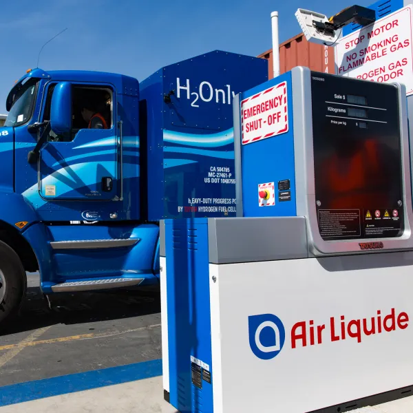Hidrógeno para camiones - Estación Air Liquide