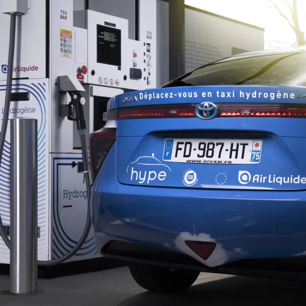 Coches de hidrógeno Hype - Air Liquide en París