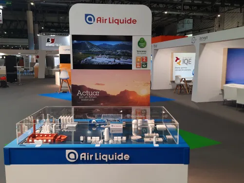 Foto de maqueta de expoquimia